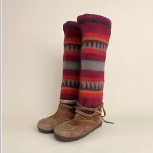 Steger Mukluks Winter Boots Wool TERRA pattern Sz8
